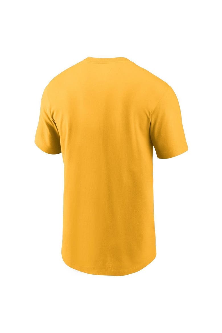 Men's Nike Gold Pittsburgh Steelers Primary Logo T-Shirt, Alternate, color, GOLD