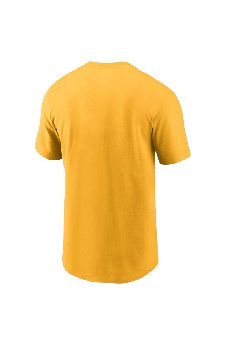 Nike Men's Nike Gold Pittsburgh Steelers Primary Logo T-Shirt, Alternate, color, 