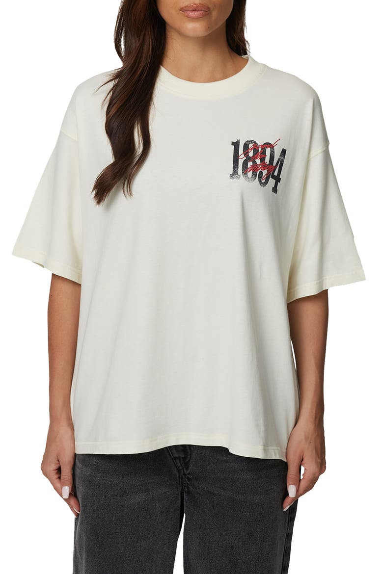 Oversized Soaring T-Shirt, Main, color, Ivory
