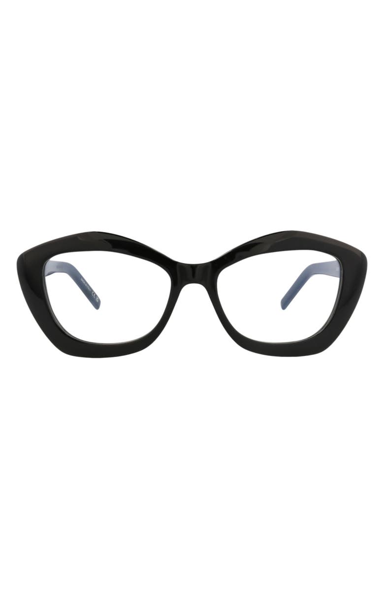 Saint Laurent 54mm Irregular Optical Frames, Main, color,