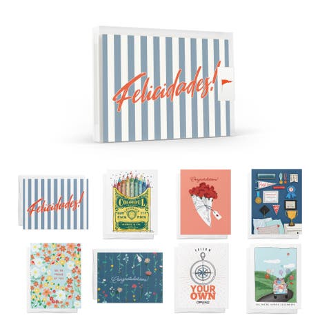 Congrats Greeting Card Pack Assorted Set (8 ct.)