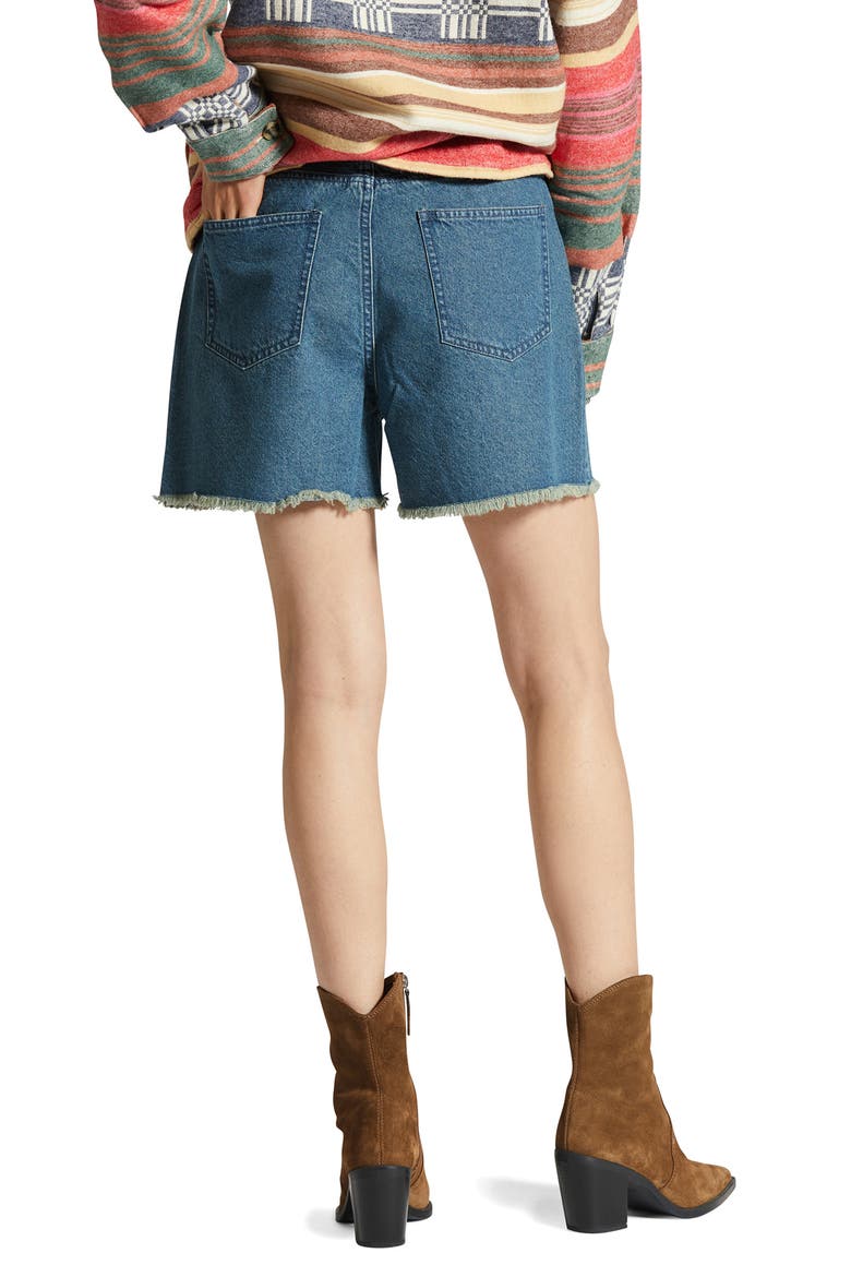 Lomas Frayed Denim Shorts, Alternate, color, VINTAGE INDIGO