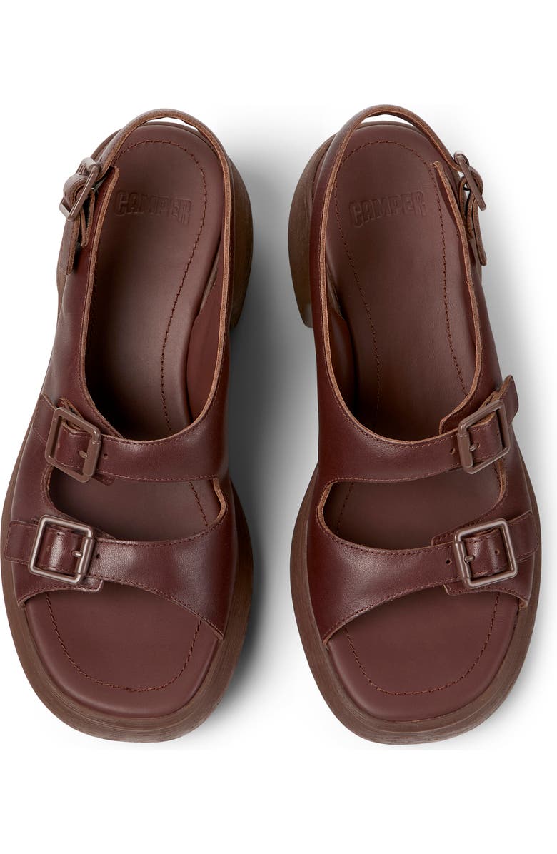 Camper Thelma Slingback Sandal, Alternate, color, Medium Brown