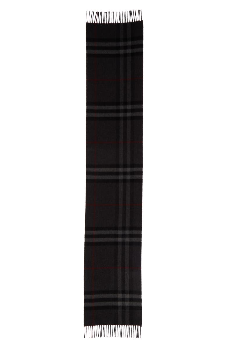 Burberry Giant Check Cashmere Scarf, Alternate, color, 