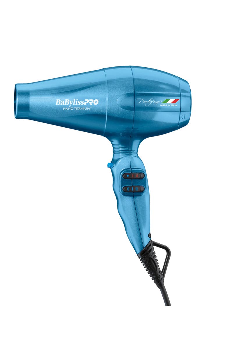 Nano Titanium Portofino Full-Size Dryer, Main, color, Blue