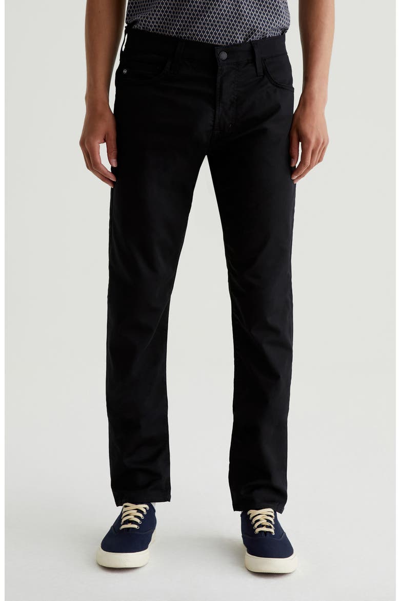 Tellis Airluxe™ Commuter Performance Sateen Pants, Main, color, PURE BLACK