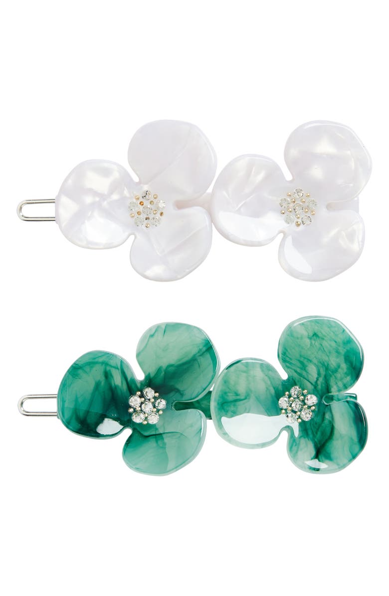 L. Erickson Shelly 2-Pack Hair Clips, Main, color, 
