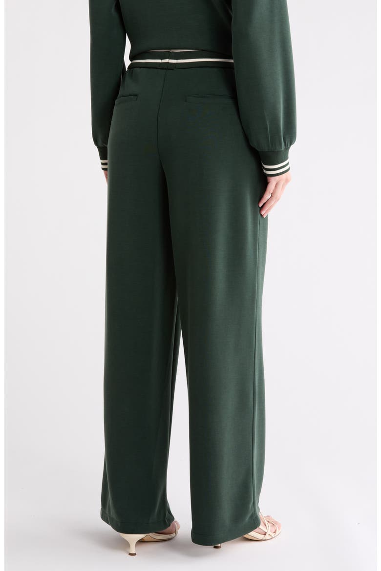 Wide Leg Pintuck Pants, Alternate, color, SCARAB