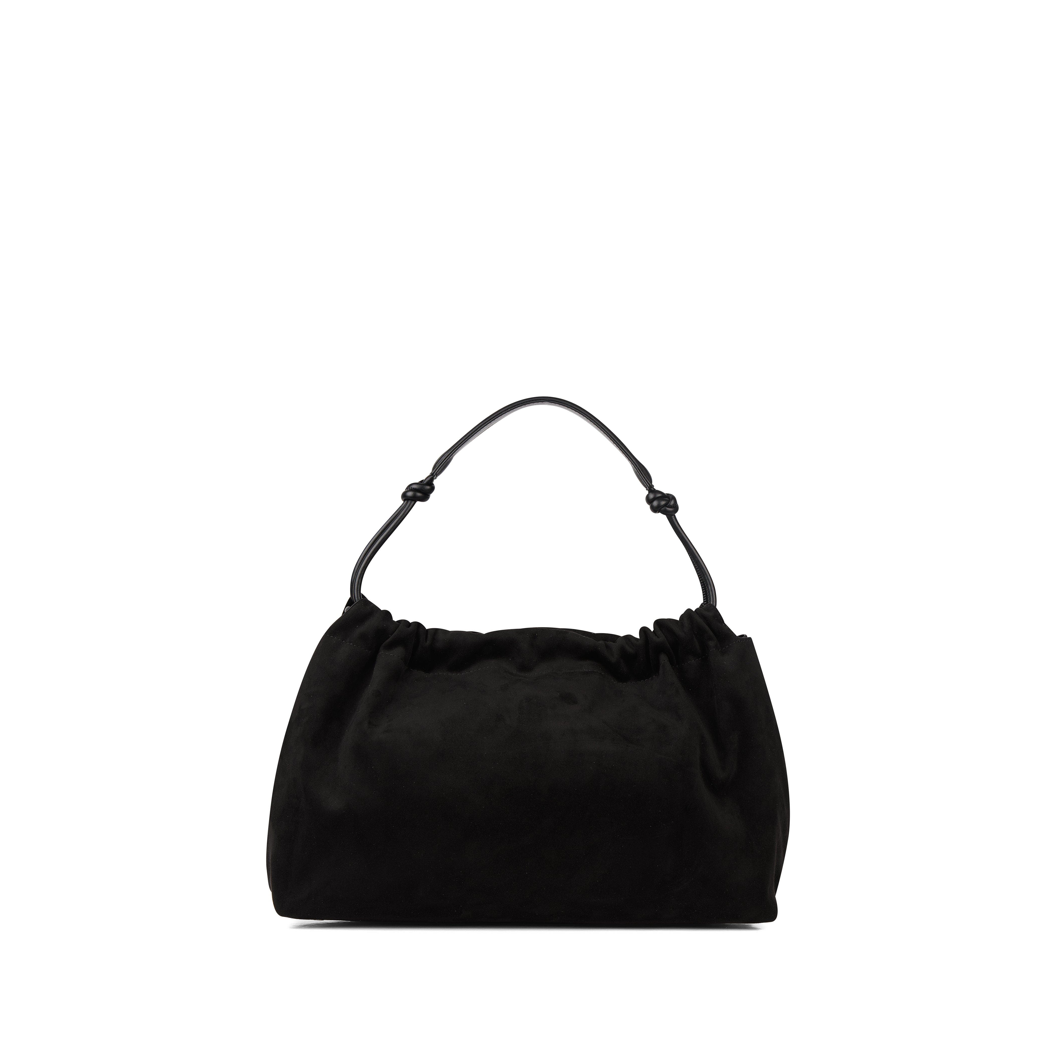Lambert Lara - Vegan Suede Shoulder Bag, Alternate, color, Black