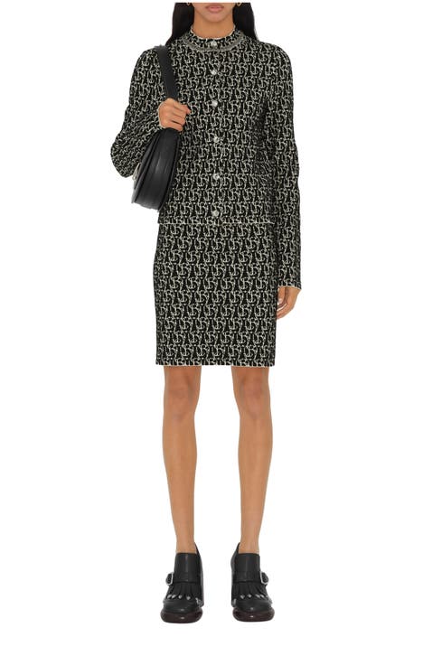 B Charm Wool Blend Skirt