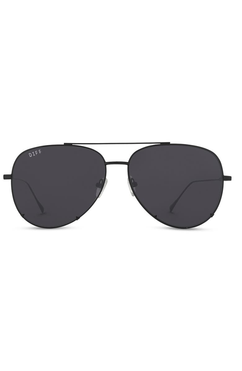 DIFF 63mm Scarlett Sunglasses, Main, color, Black/ Grey