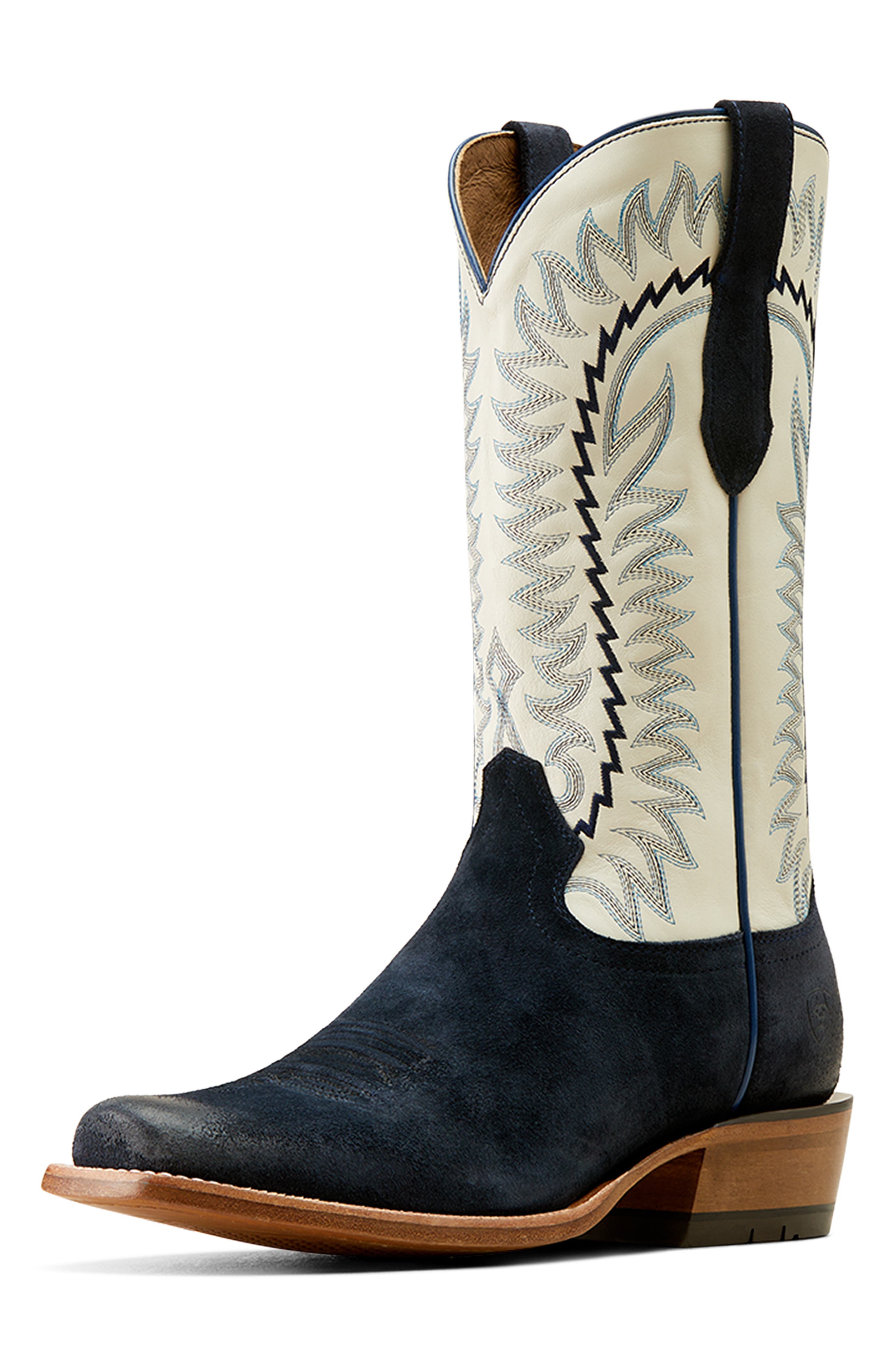 Ariat Futurity Time Western Boot, Alternate, color, Polo Blue Roughout