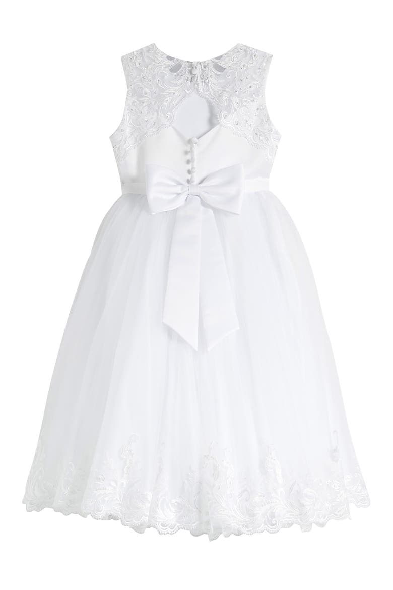Joan Calabrese for Macis Design Kids' Sequin Appliqué First Communion Dress