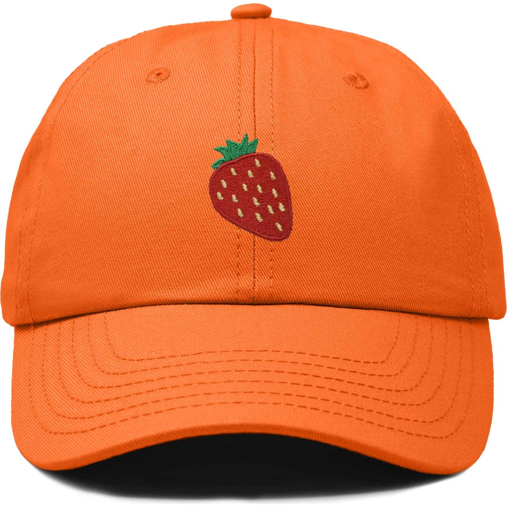 Dalix Strawberry Hat In Orange