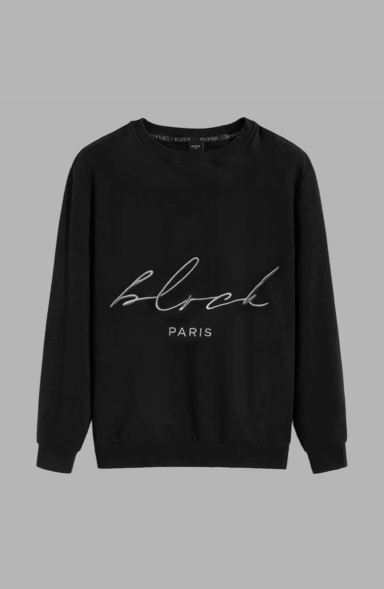 Blvck Signature Sweater, Main, color, Black