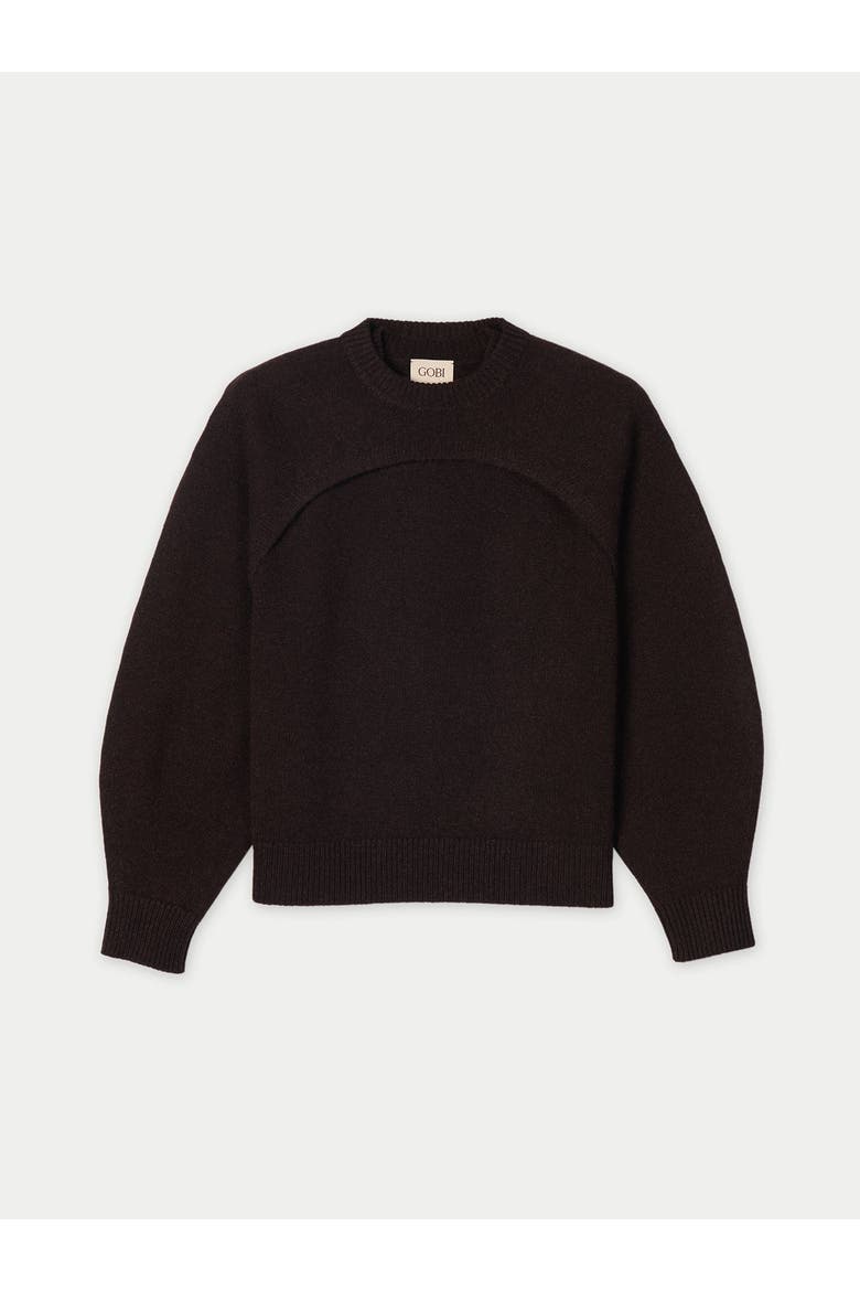 Cashmere Crewneck Twin Set, Main, color, mole