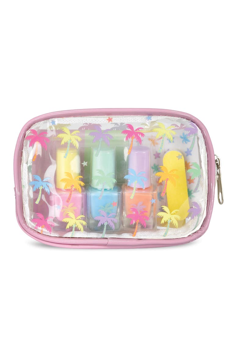 Kids' Palm Paradise Nail Set, Alternate, color, MULTI
