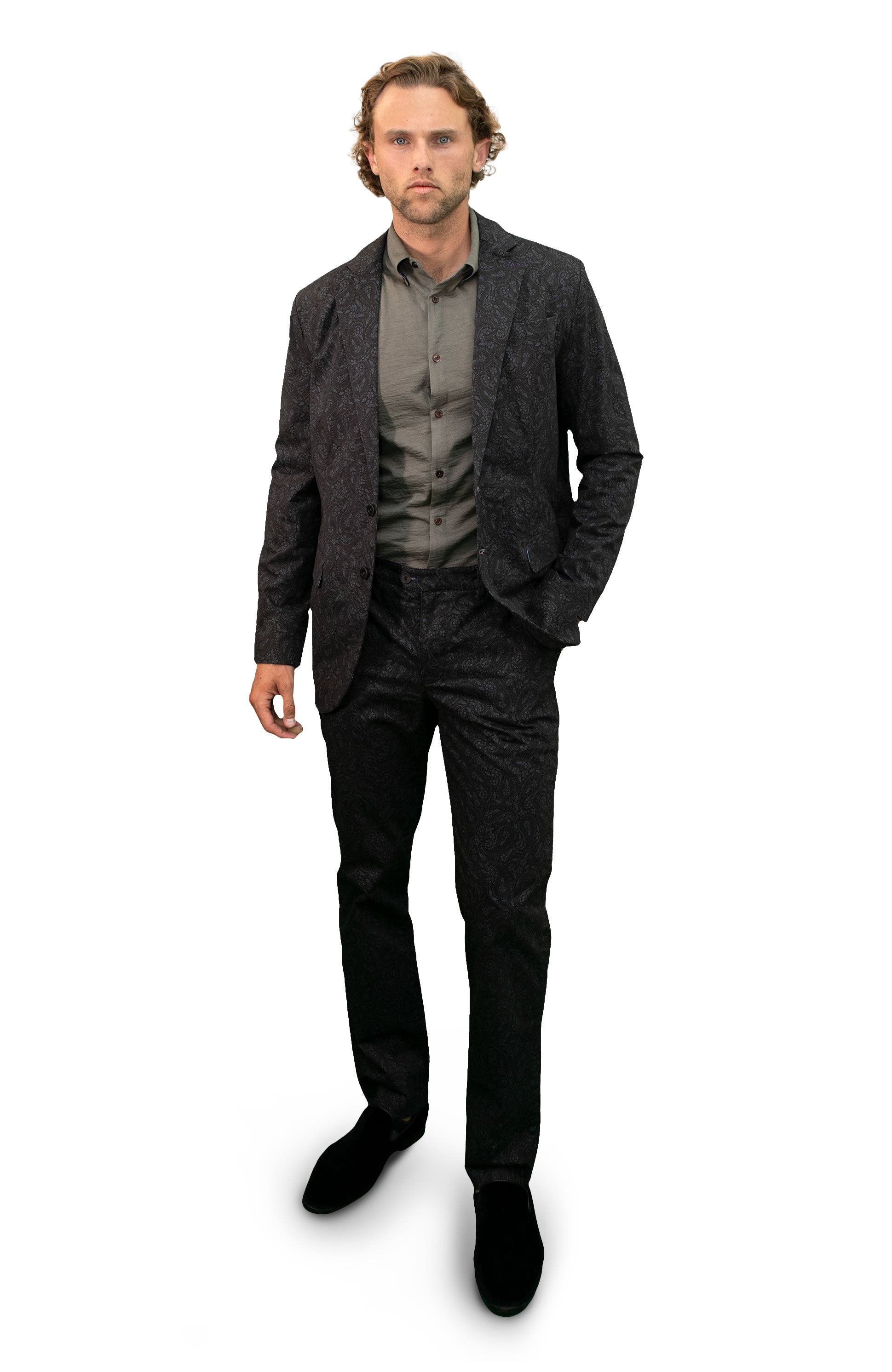 Perugia Paisley Black