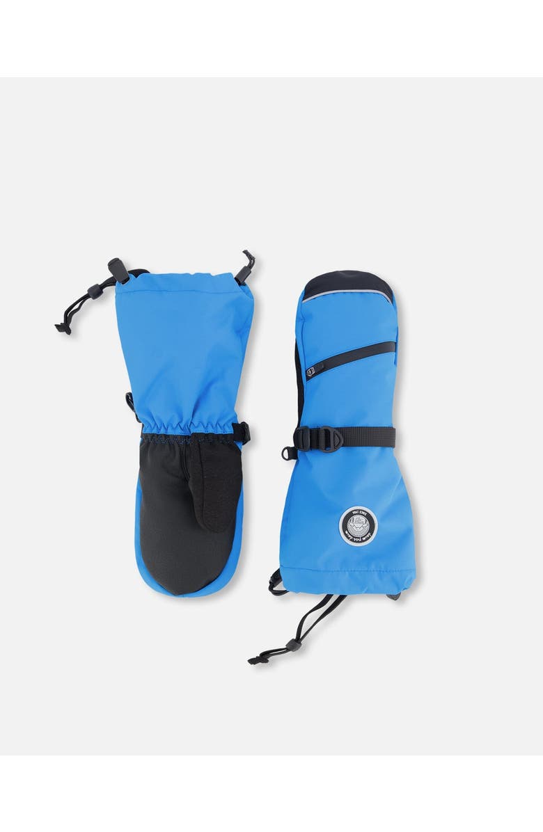Deux par Deux Boys Winter Mittens Teknik, Main, color, Blue