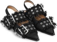 Ganni Slingback Pointed Toe Flat