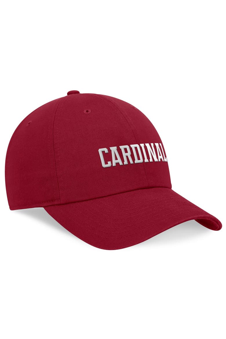 Men's Nike Cardinal Stanford Cardinal 2024 On-Field Club Adjustable Hat, Alternate, color, Cardinal