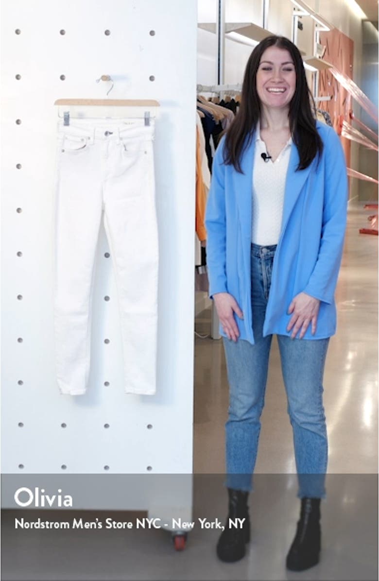 Nina High Waist Ankle Skinny Jeans, sales video thumbnail