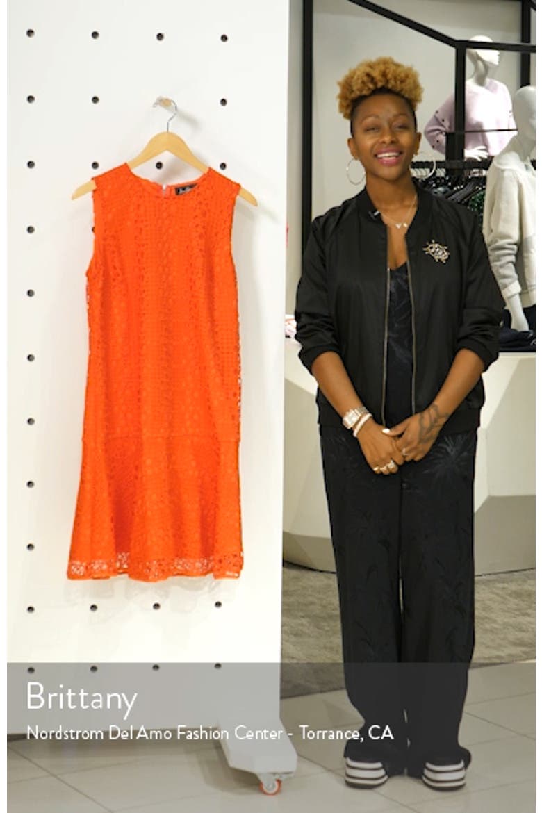 Circle Lace Drop Waist Dress video