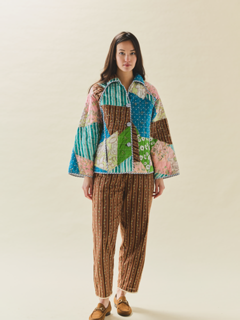 Quilted scrap jacket