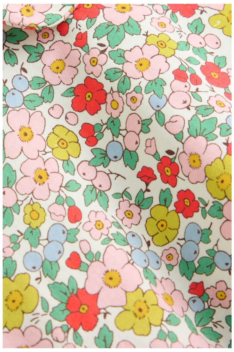 Kids' Floral Cotton Jersey Dress, Alternate, color, VANILLA APPLE BLOSSOM FLORAL