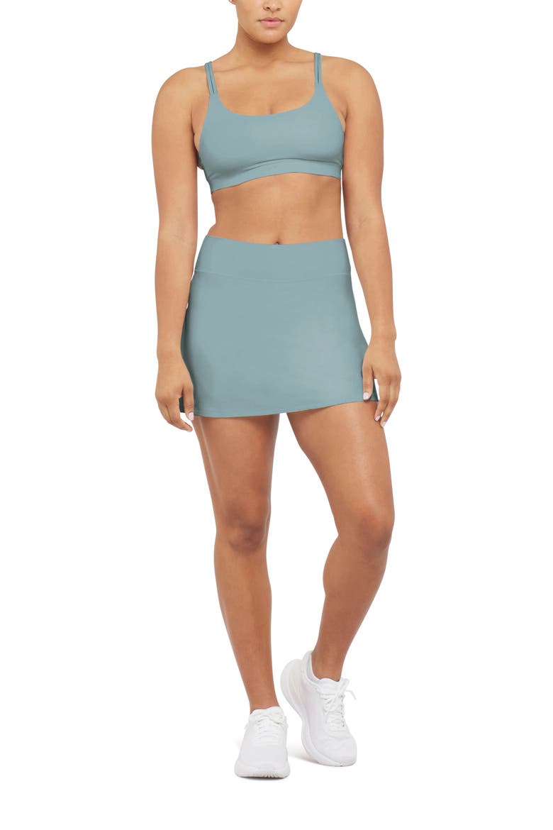 Smooth Onform Skort, Alternate, color, FENNEL