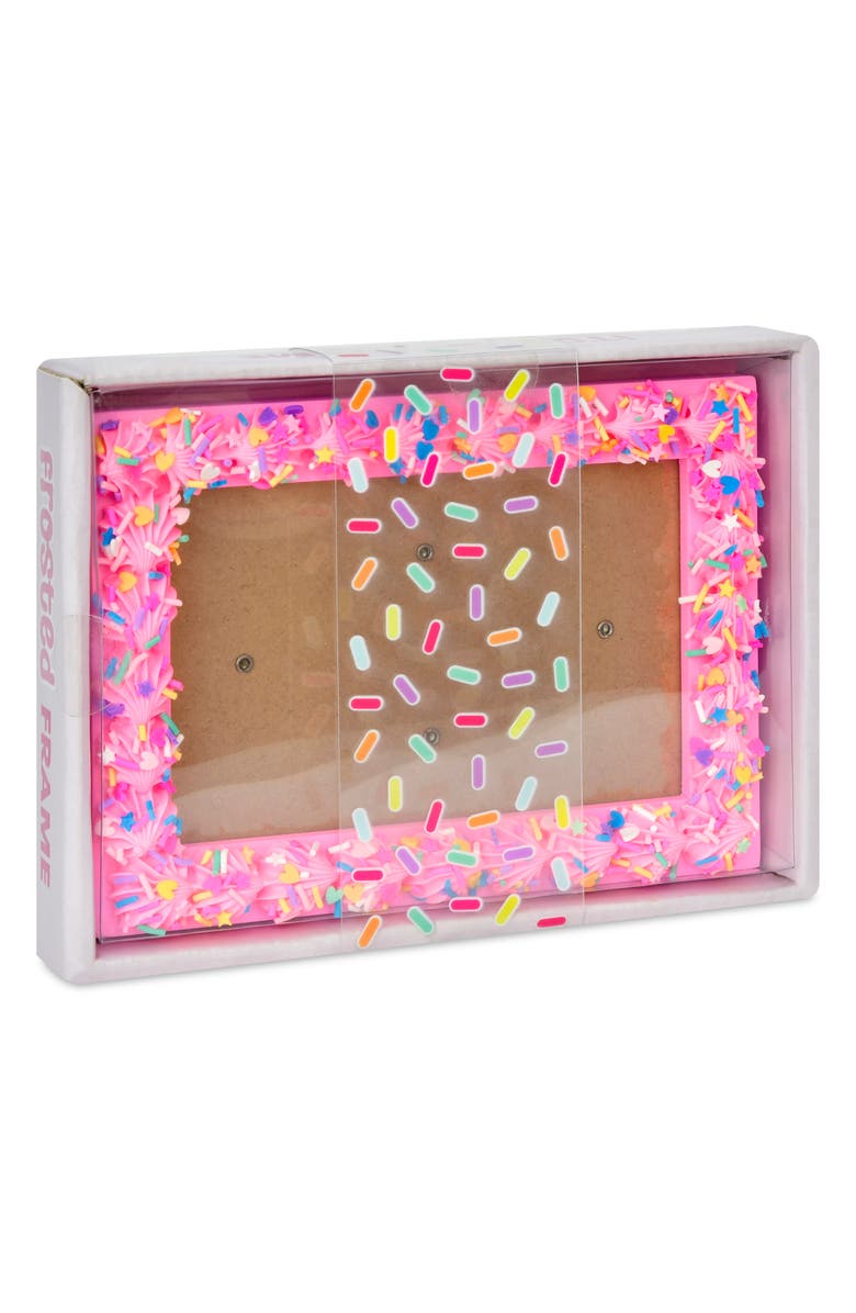 Iscream Frosted Picture Frame, Alternate, color, Multi