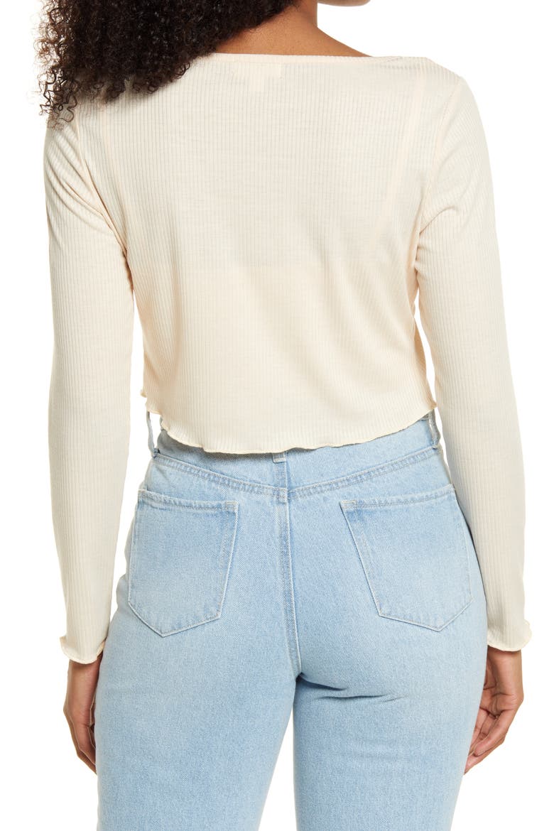 Crop Rib Cardigan & Camisole Set, Alternate, color, TAN BOULDER