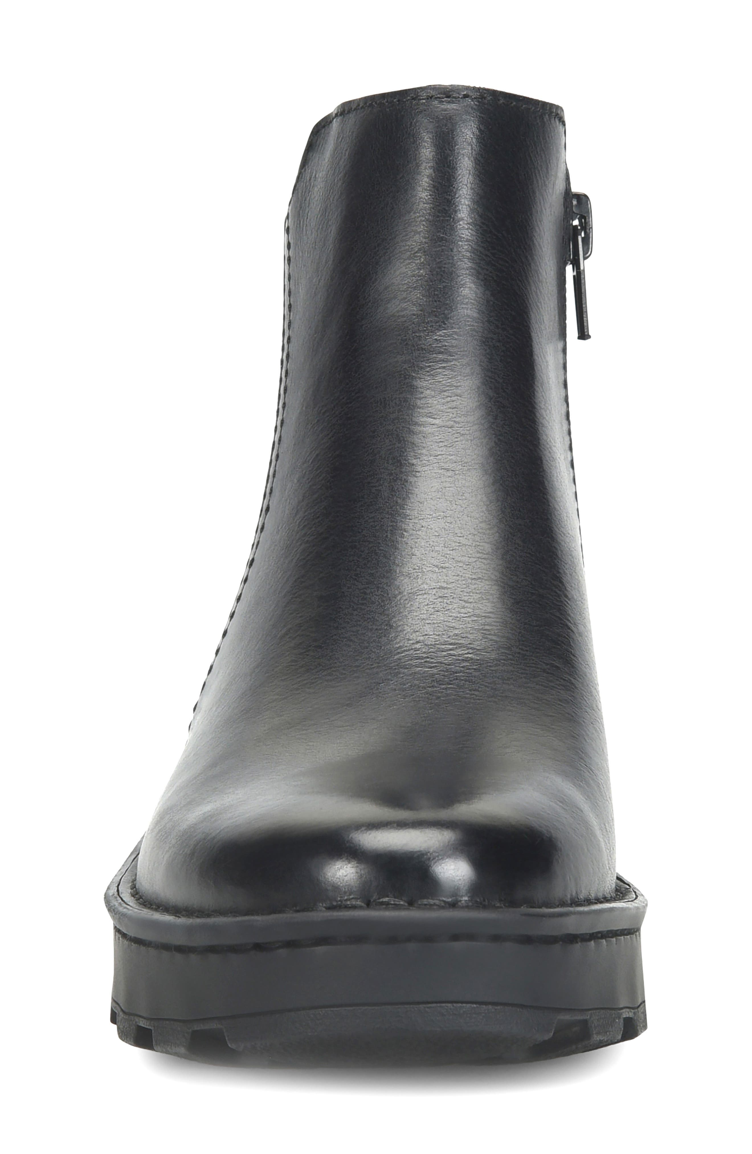 Camden Bootie, Alternate, color, BLACK LEATHER