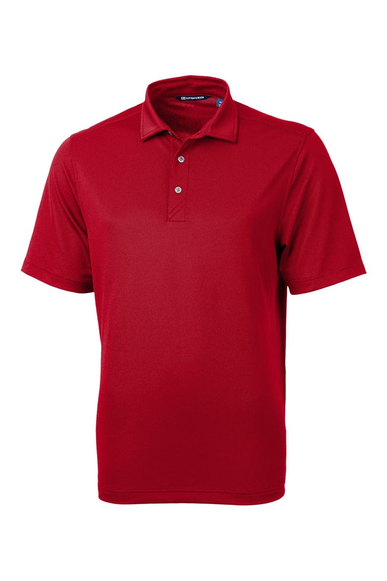 Virtue Piqué Recycled Blend Polo, Main, color, CARDINAL RED