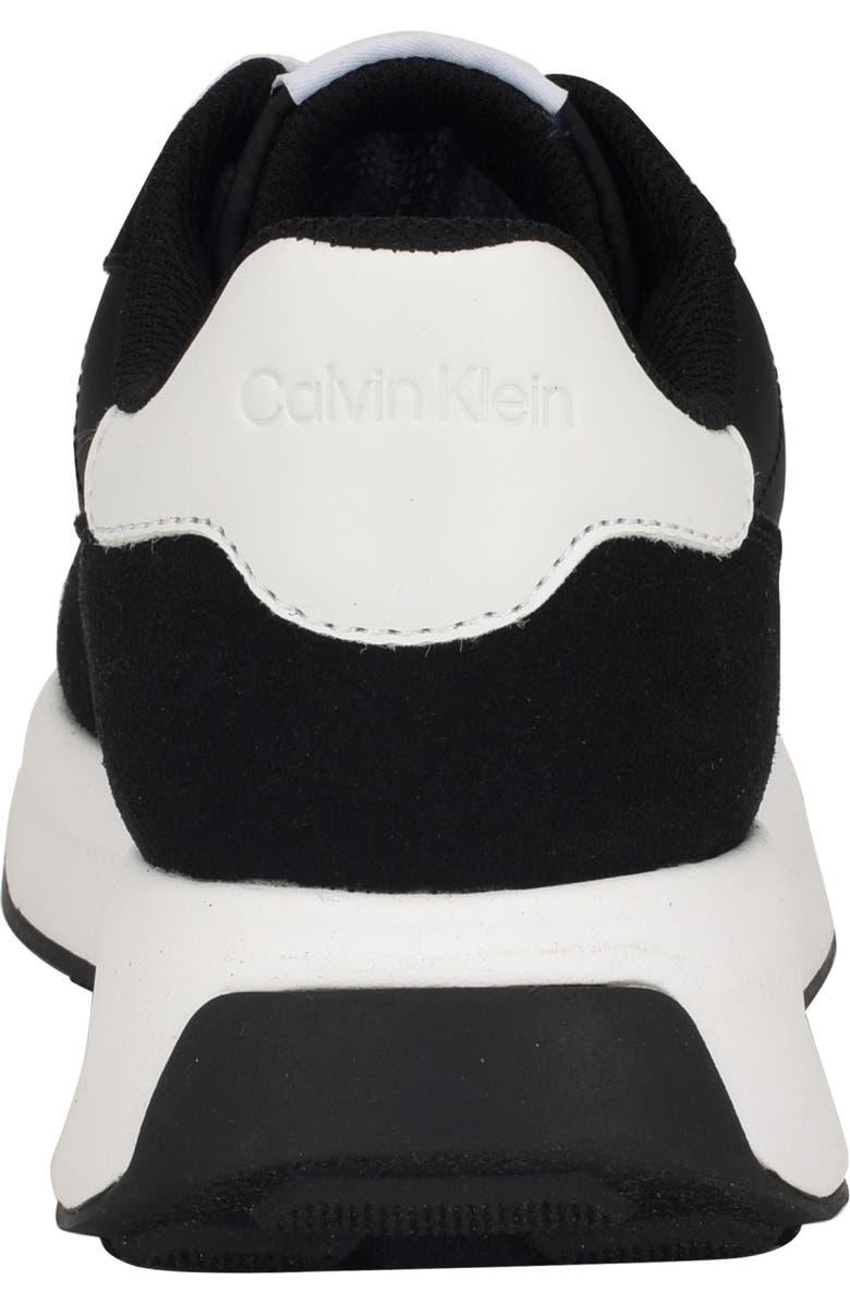 Calvin Klein Hallie Wedge Sneaker, Alternate, color, Black