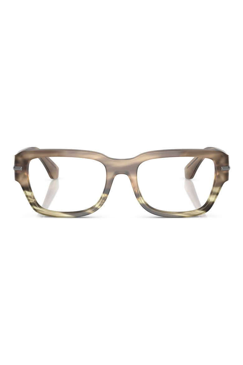 54mm Square Optical Glasses, Main, color, DARK GREEN