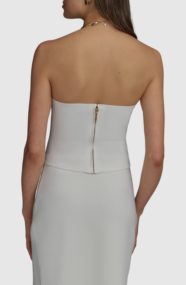 Donna Karan New York Knit Bandeau Top, Alternate, color, 