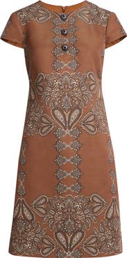 Vince Camuto Paisley Print Shift Dress