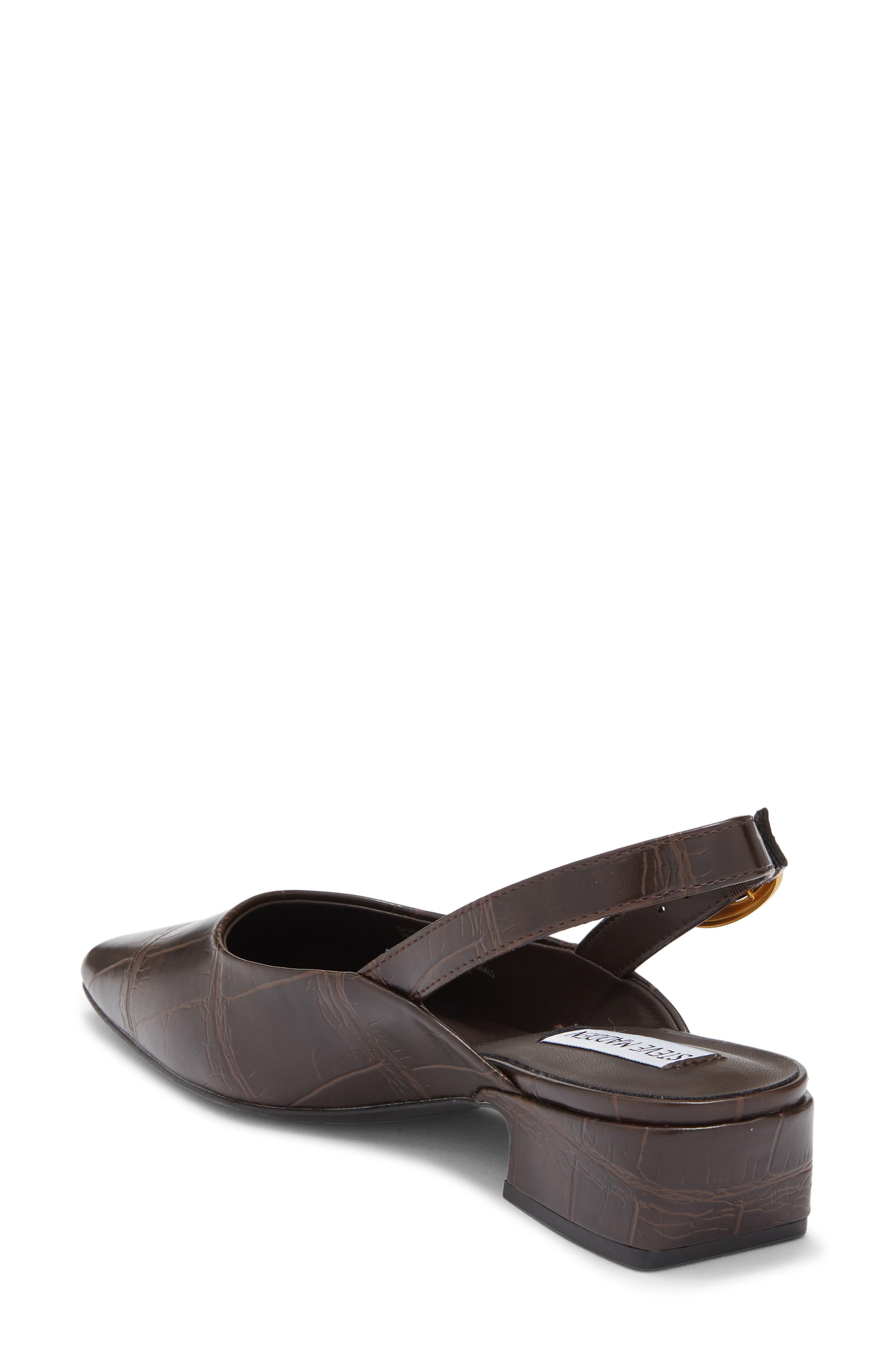 Diona Slingback Pump, Alternate, color, BROWN CROCO