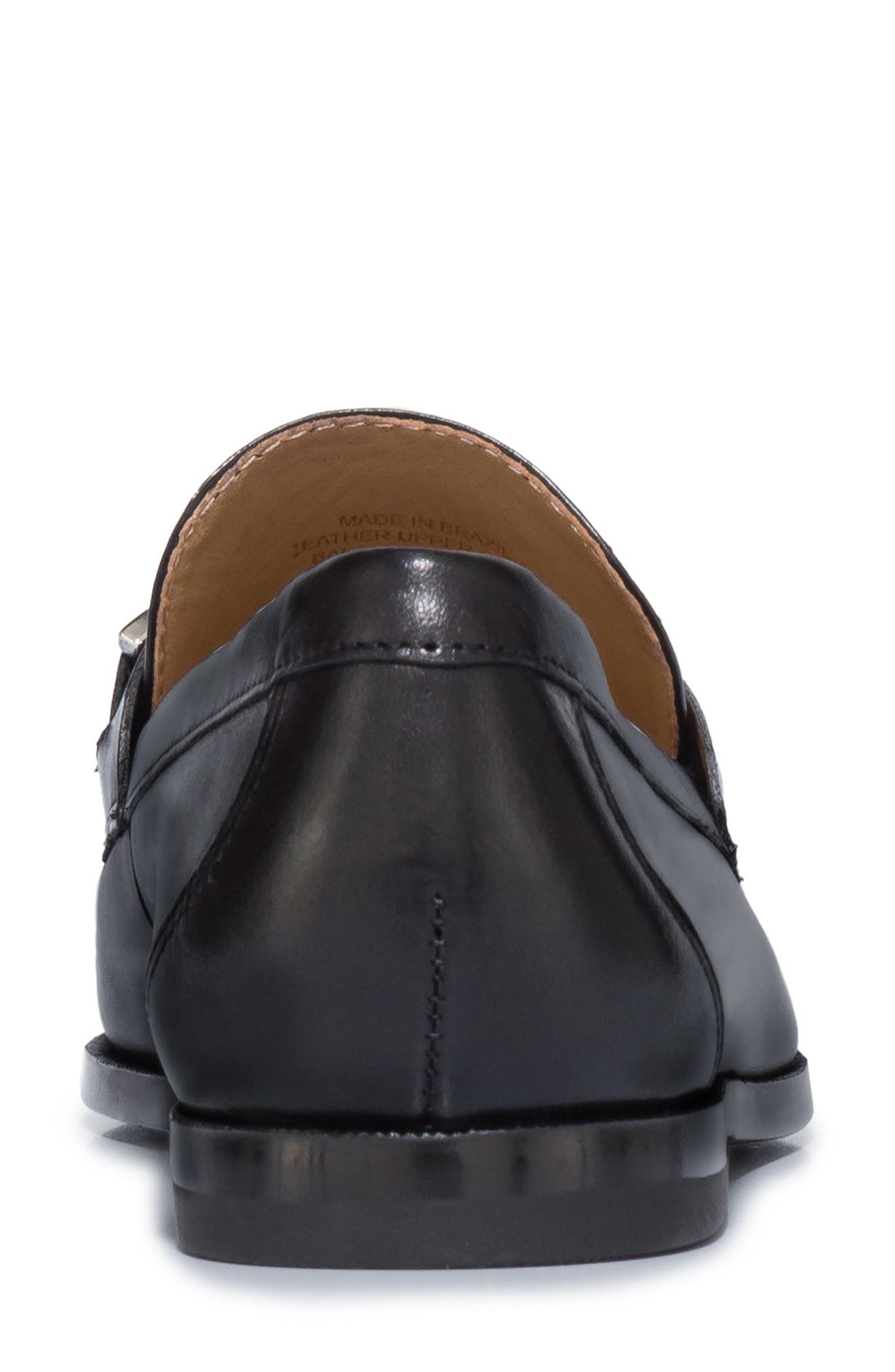 Bernardo Footwear Zephyr Chain Loafer, Alternate, color, Black Antique Calf