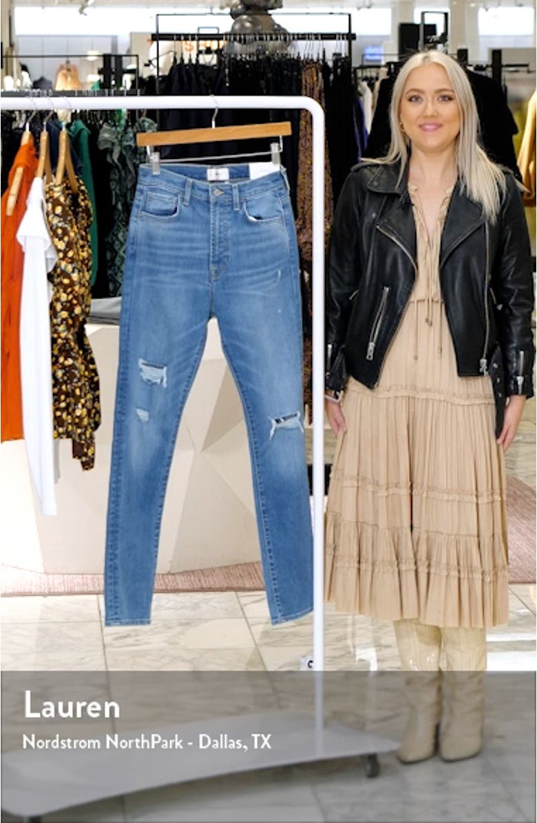 Easy Slim Distressed Jeans, sales video thumbnail