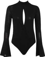 HOUSE OF CB Lois Long Sleeve Sweater Bodysuit