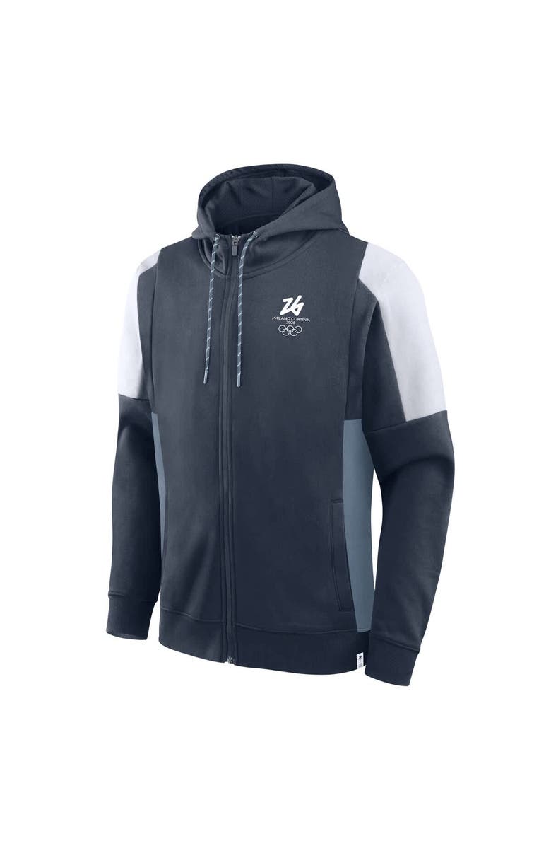 FANATICS Men's Fanatics Navy Milano Cortina 2026 Winter Olympics Full-Zip Hoodie, Alternate, color, Navy