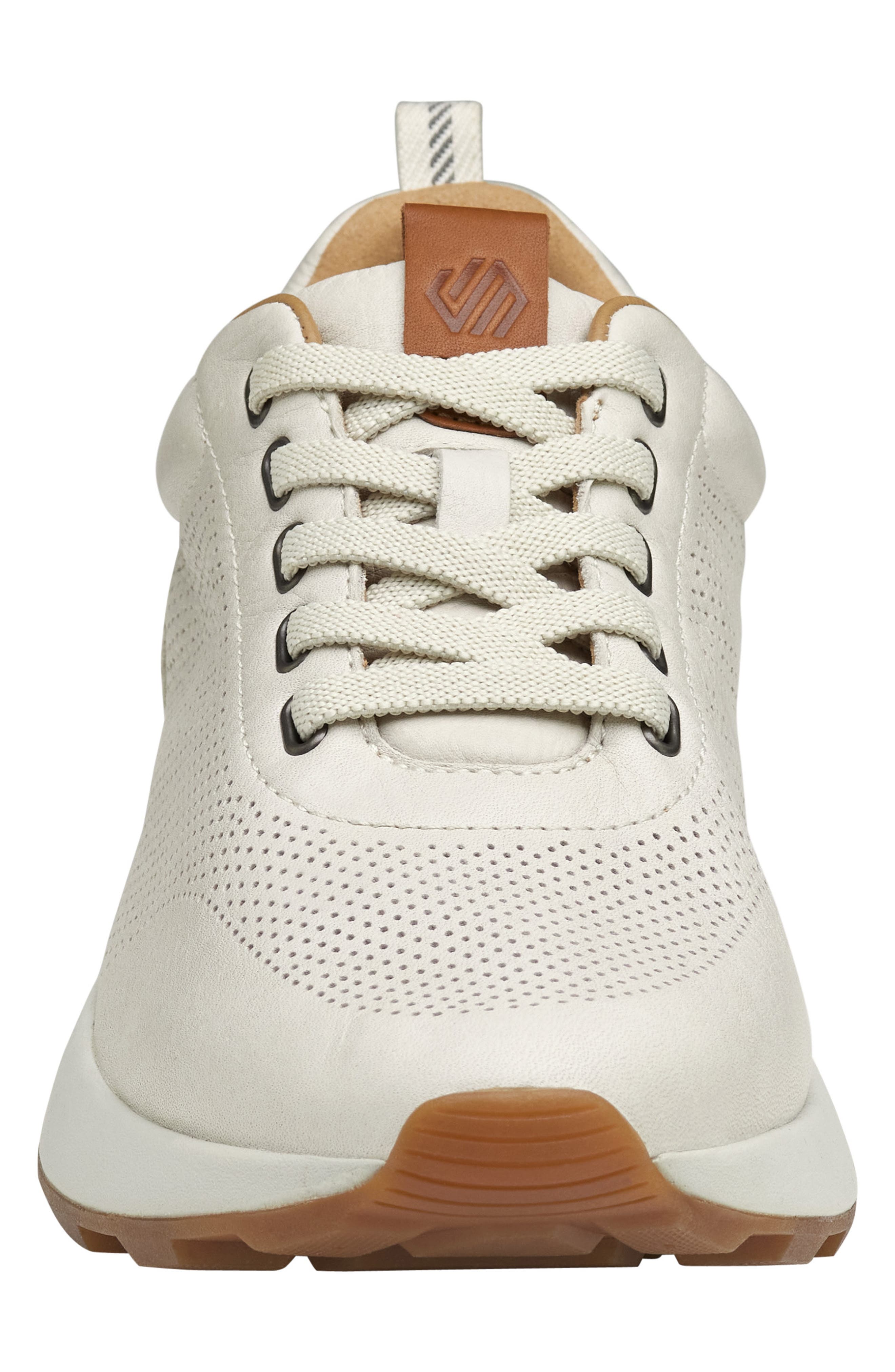 Kinnon Jogger Sneaker, Alternate, color, WHITE FULL GRAIN