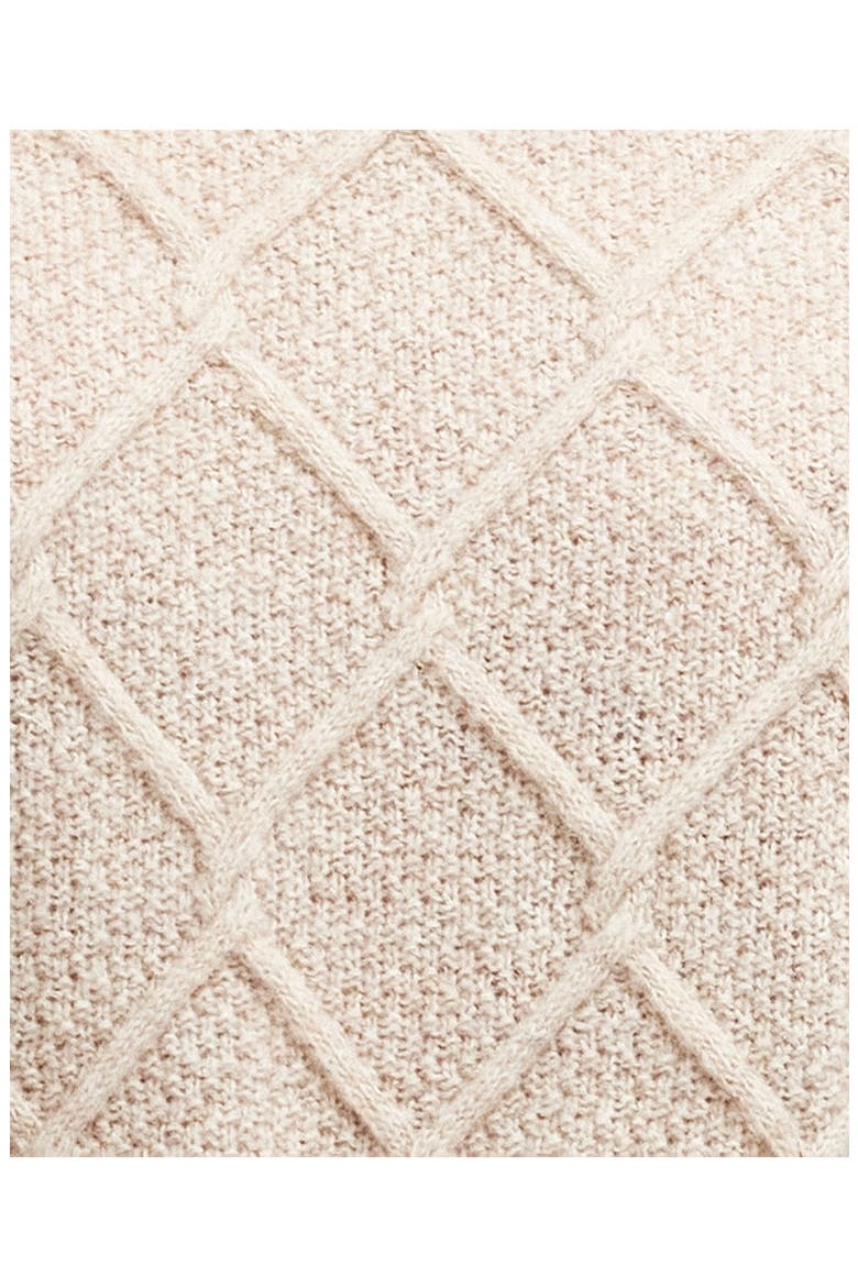 Burne Wool Blend Turtleneck Sweater, Alternate, color, OATMEAL
