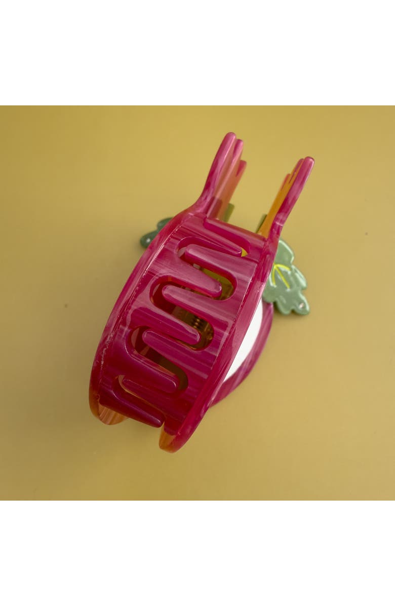 Centinelle Pomegranate Hair Claw, Alternate, color, Red