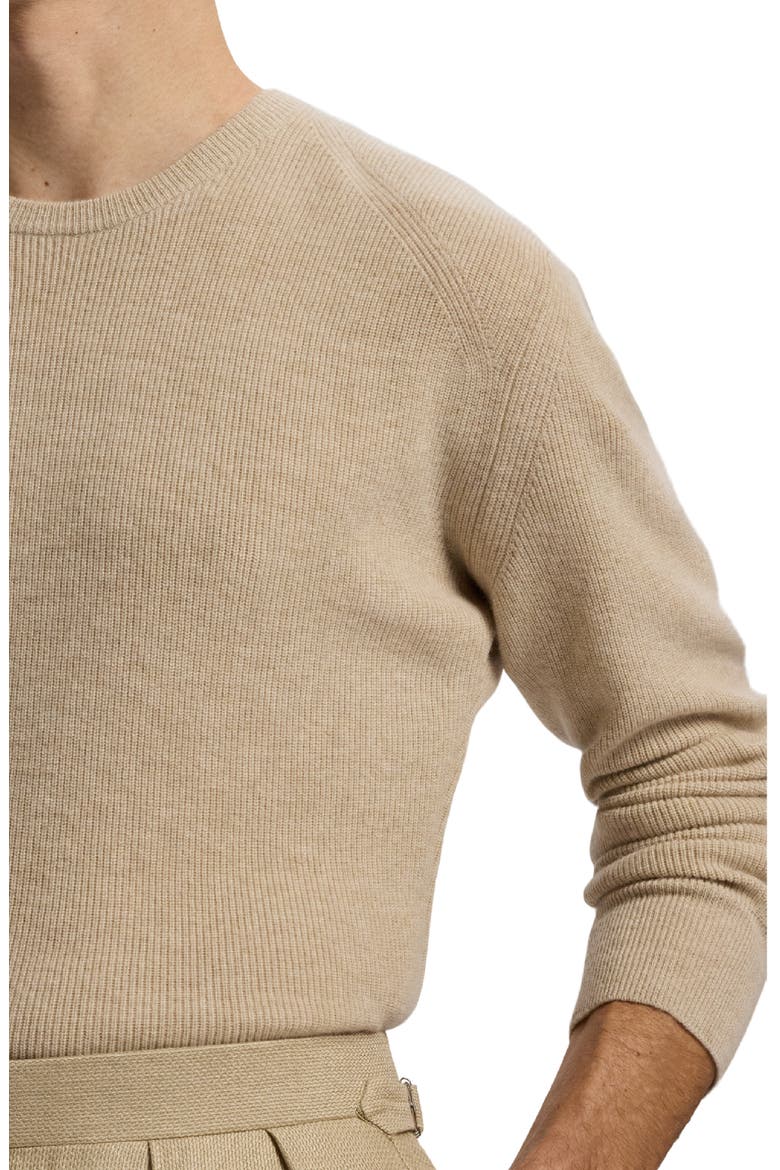 Fine Gauge Cashmere Sweater, Alternate, color, CHAMPAGNE