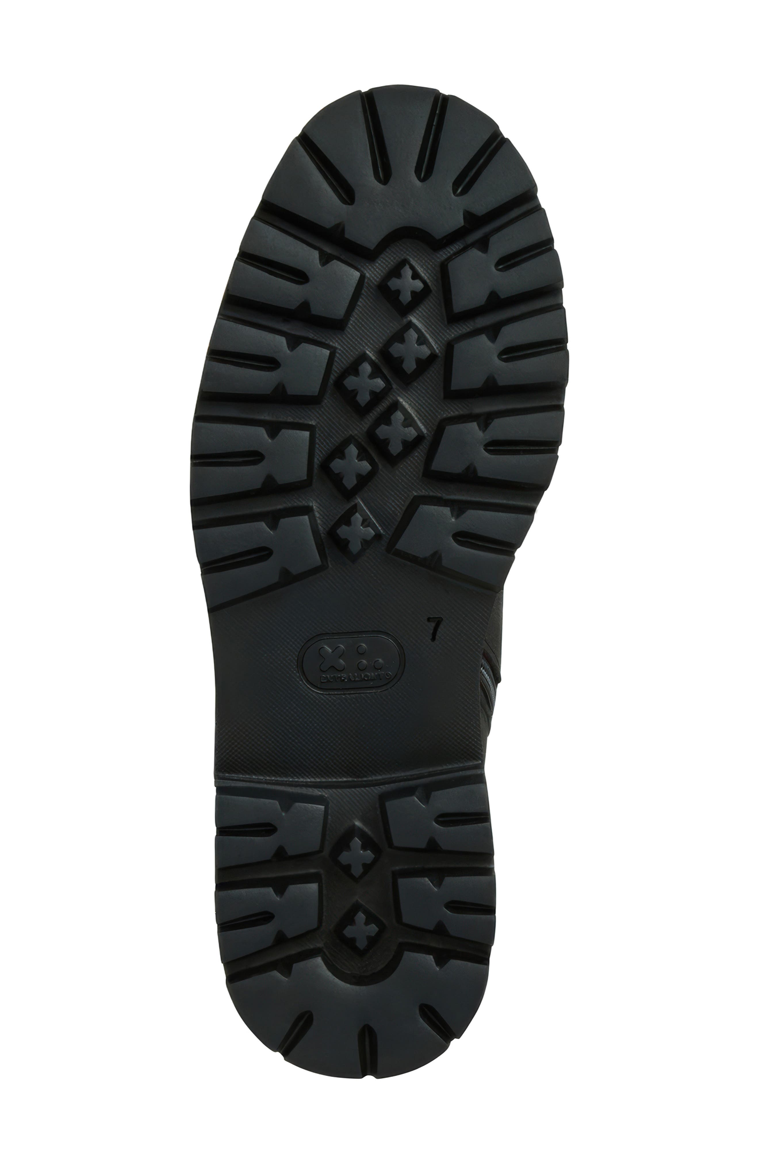 Aquatalia Eloise Genuine Shearling Lined Weatherproof Bootie, Alternate, color, Black Nubuck