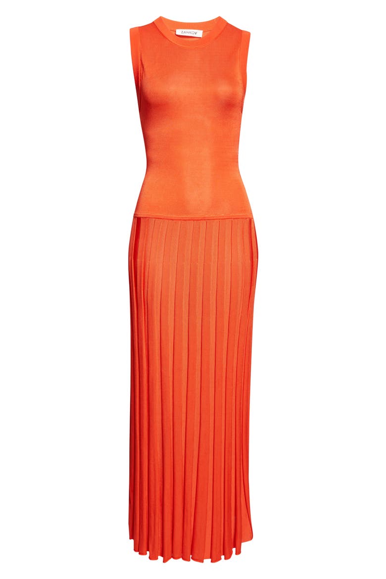 Gretchen Sleeveless Sweater Dress, Alternate, color, RED