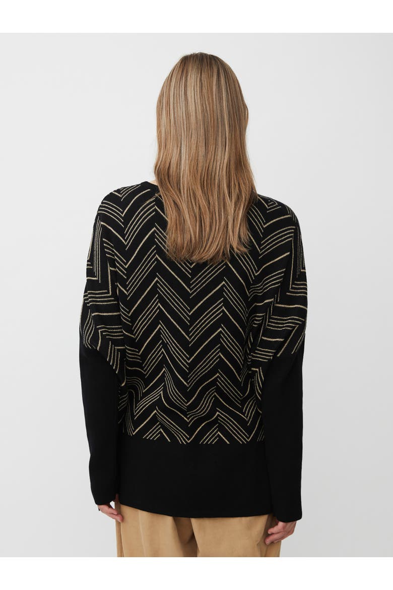 MaFeluca Long Sleeve Loose Fit Jumper, Alternate, color, Black